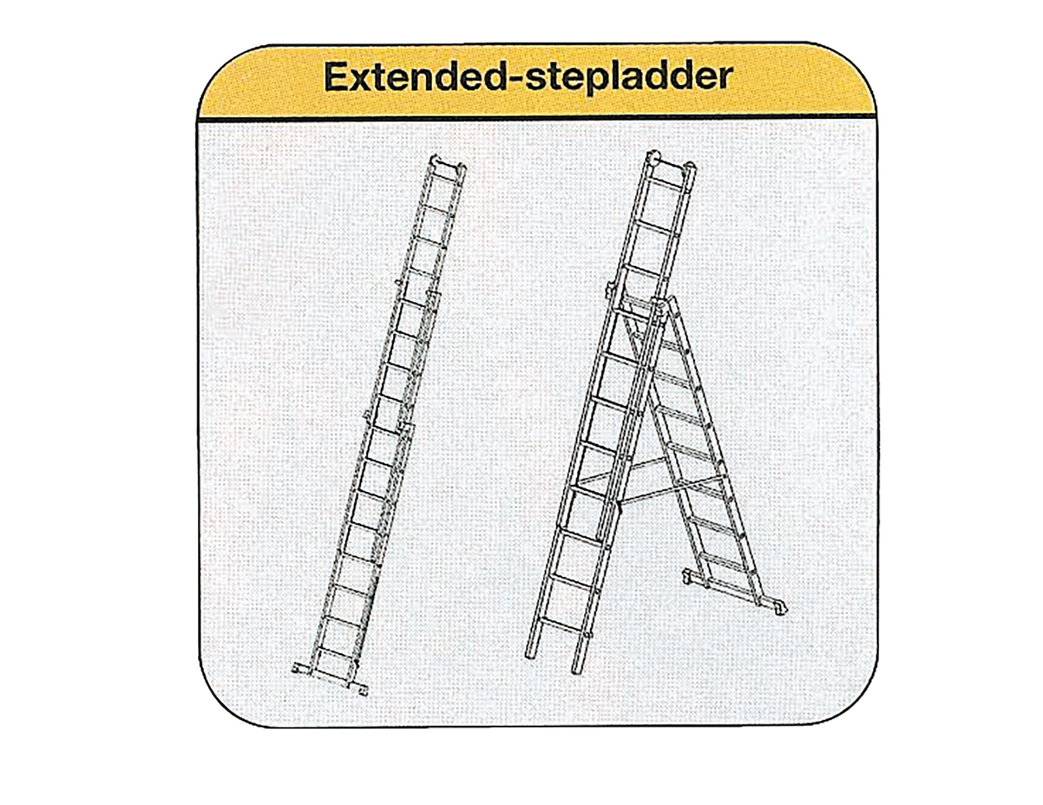 Foto of  Ladder 3-delig, 3x12 