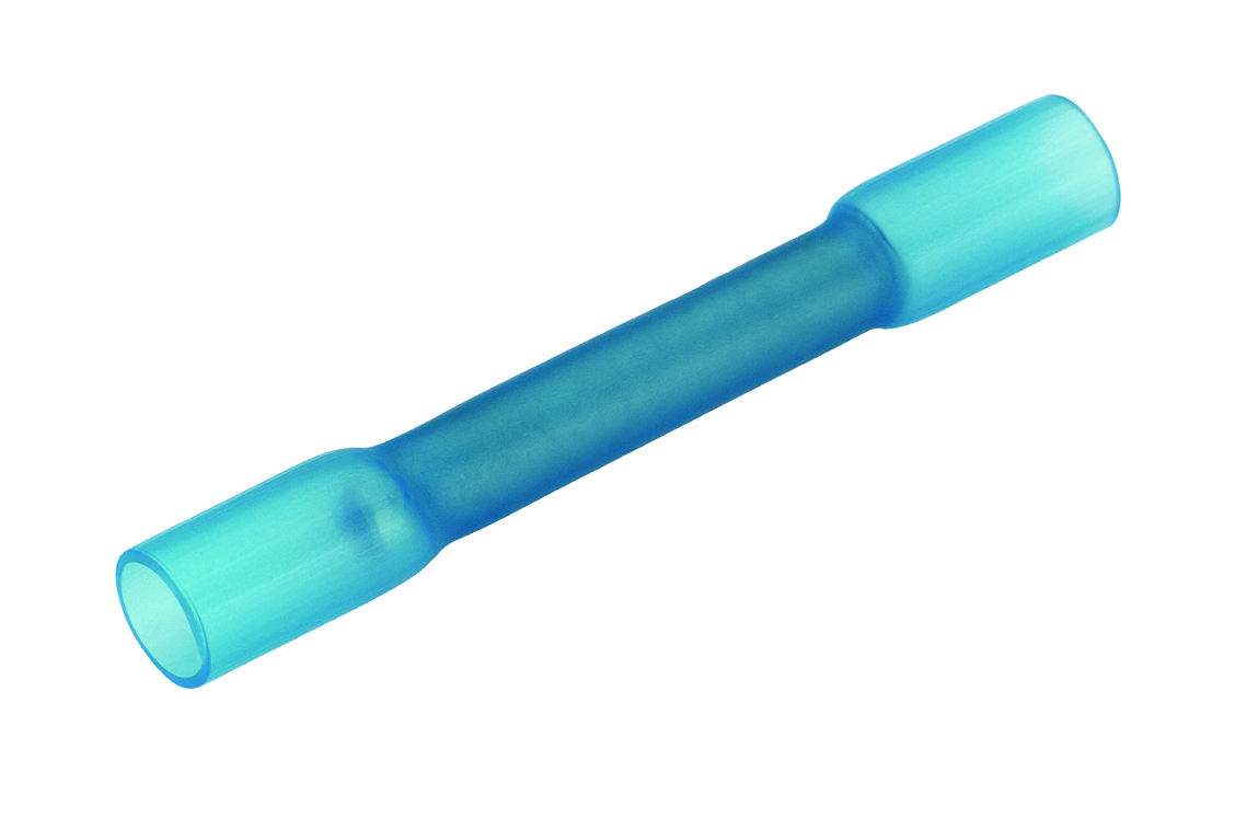 Foto of  Stootverbinder met Krimpisolatie, verlengd, 1,5 - 2,5mm², blauw 