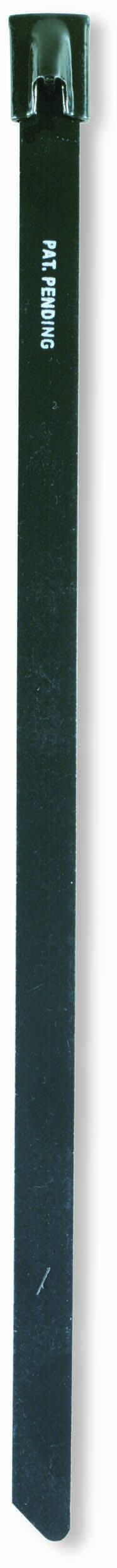 Foto of  Kabelbinder RVS Staal met kabelbeschermingslaag 7,9 x 200mm, zwart 